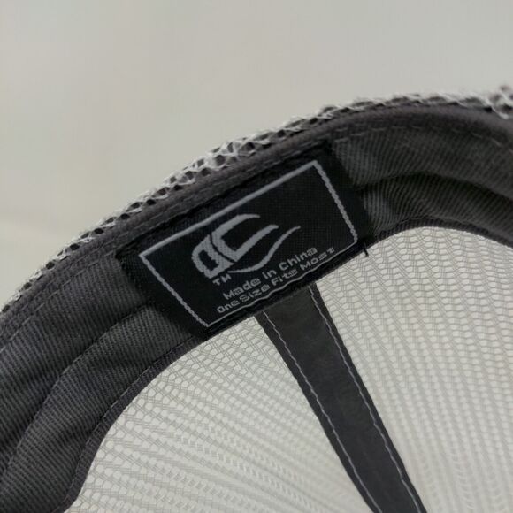 Outdoor Cap Men's Snapback Mesh Back Trucker Hat Gray OSFM Werts Welding Tank - Picture 7 of 8